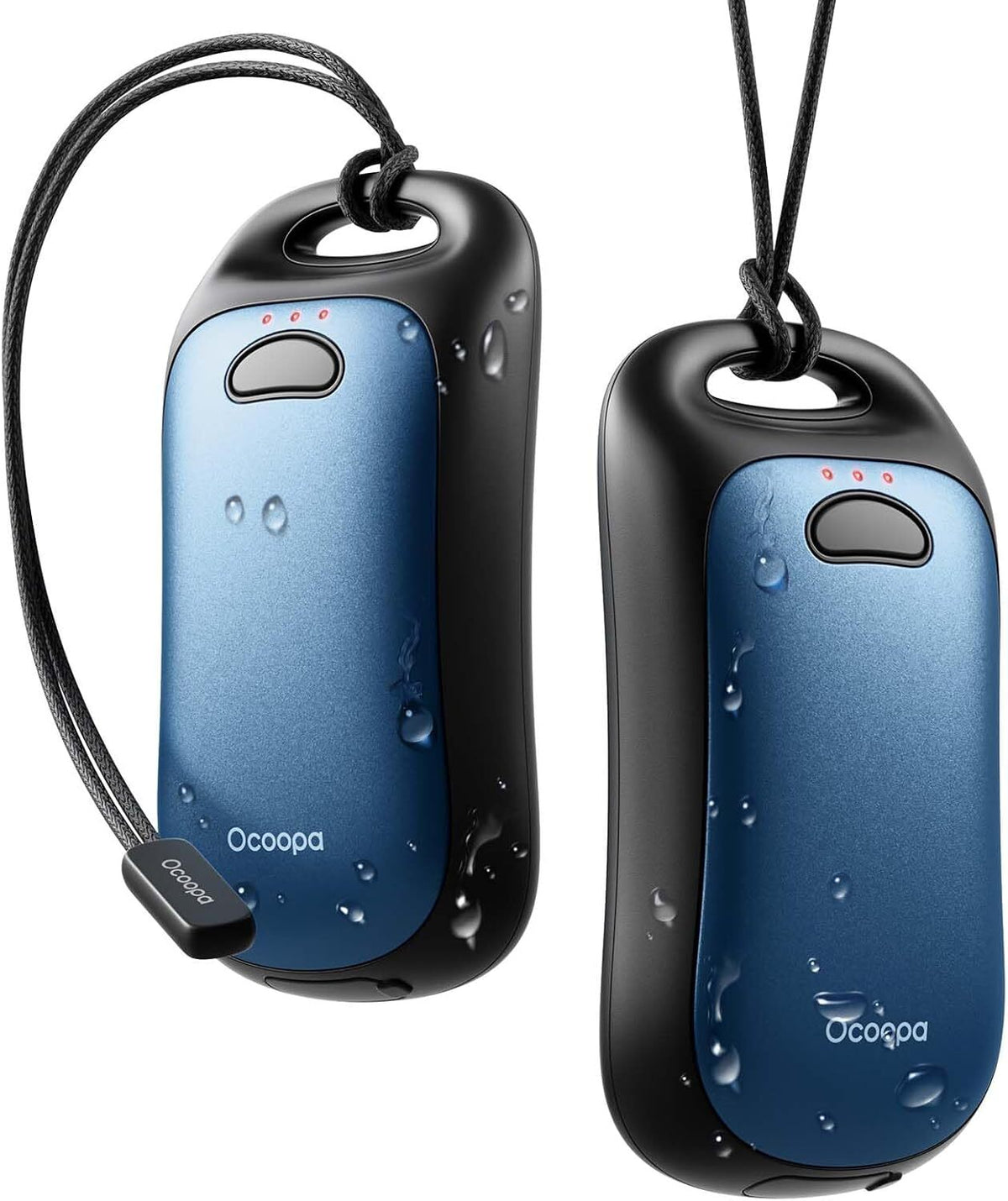 Rechargeable Portable Hand Warmer with 6000mAh Battery Waterproof for Outdoor Hiking
