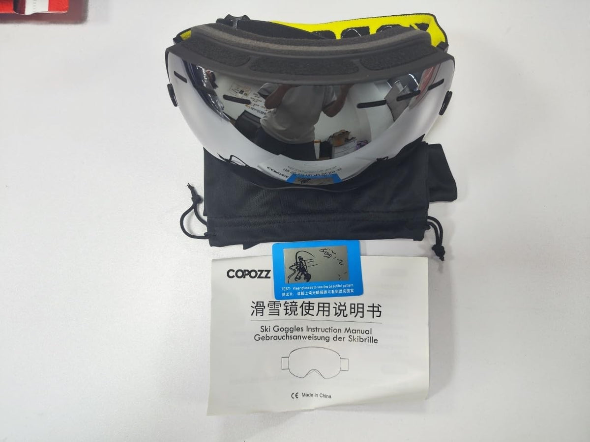 Polarized Ski Goggles for Men & Women OTG Snowboard Goggles UV Protection