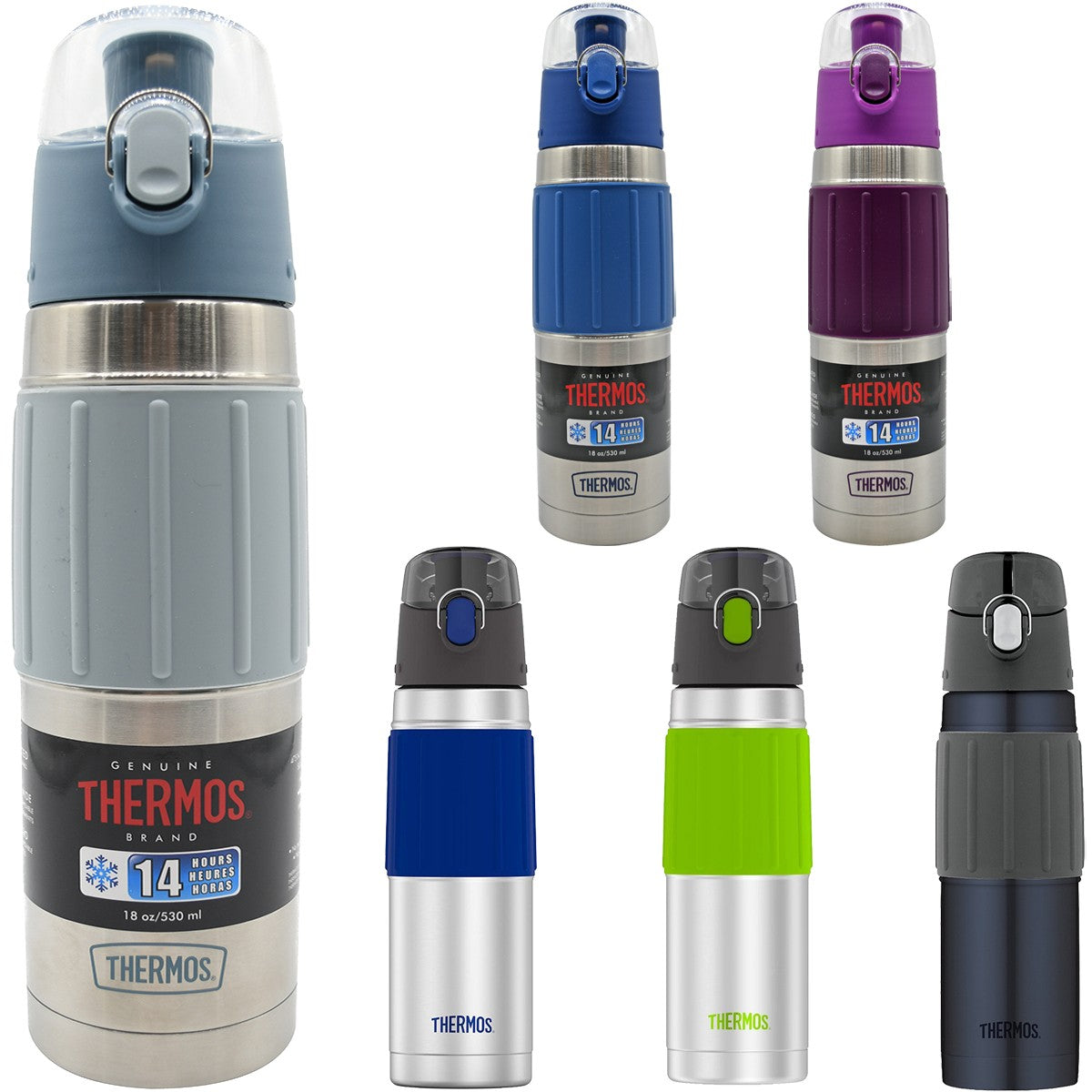 Insulated Stainless Steel Water Bottle - 18 oz Hydration Flask