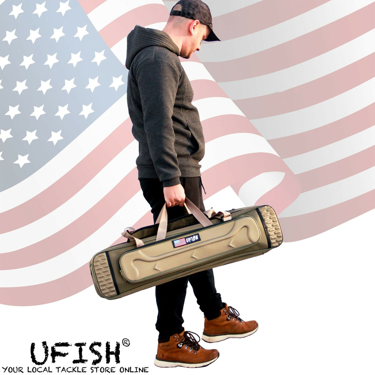 Fishing Rod Bag Tackle Storage Carrier Portable Travel Sock - 2 & 3 Layer Models
