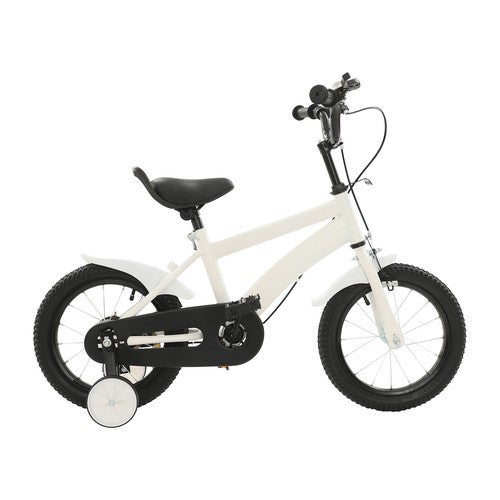 14-Inch Kids Bicycle with Training Wheels, Beginner Kids Bike for Children
