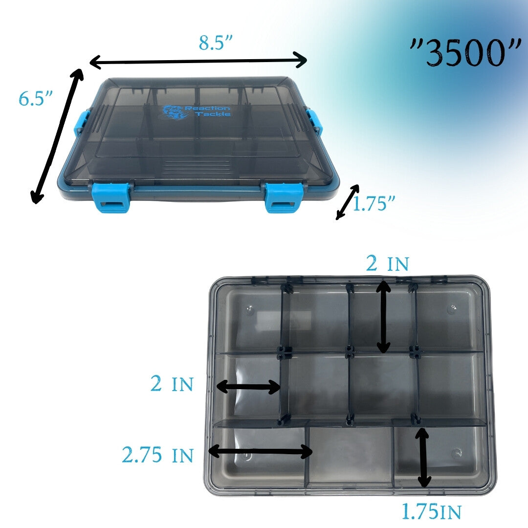 Fishing Tackle Box Trays 4 Pack - Organize Lures, Hooks & Accessories