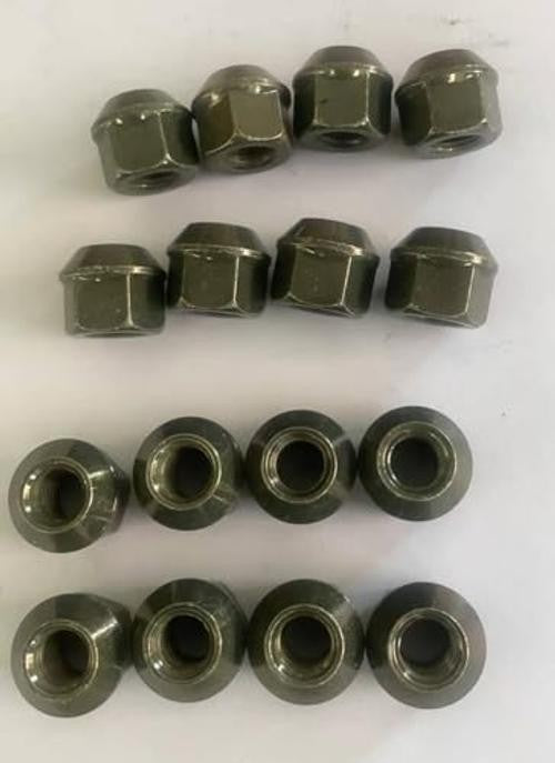 16pcs M10x1.25 ATV UTV Wheel Lug Nuts Hex 17mm Replacement for Yamaha Honda Suzuki Kawasaki Arctic Cat