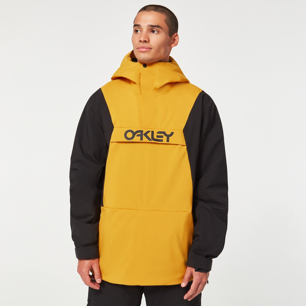 Men's Insulated Oakley TNP TBT Anorak Jacket - Amber Yellow/Blackout