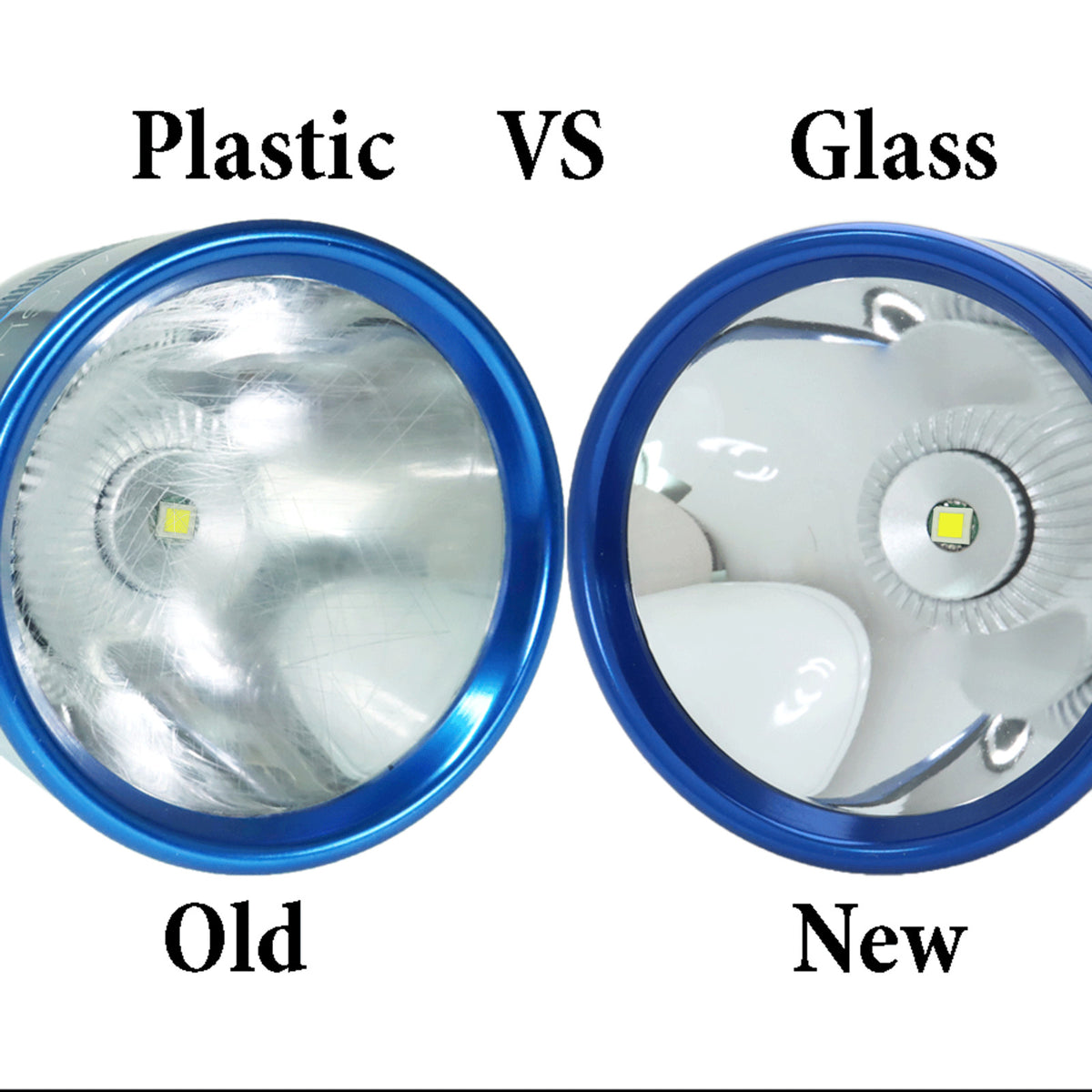 LED Conversion Kit for Maglite Flashlights 325 Lumens Luminus SST40 Glass Lens
