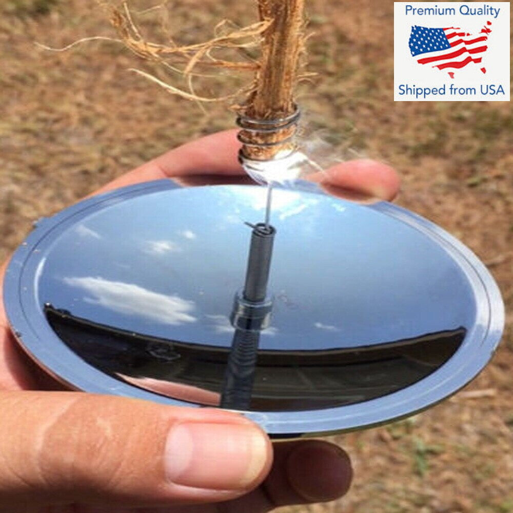 Outdoor Waterproof Solar Fire Starter for Camping Hiking Survival
