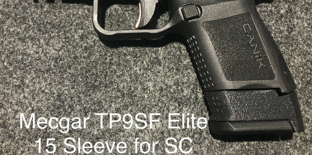 Gun Magazine Sleeve for Canik TP9 Elite SC - Fits Mecgar & Factory Magazines
