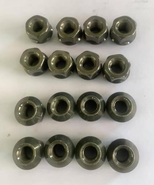 16pcs M10x1.25 ATV UTV Wheel Lug Nuts Hex 17mm Replacement for Yamaha Honda Suzuki Kawasaki Arctic Cat