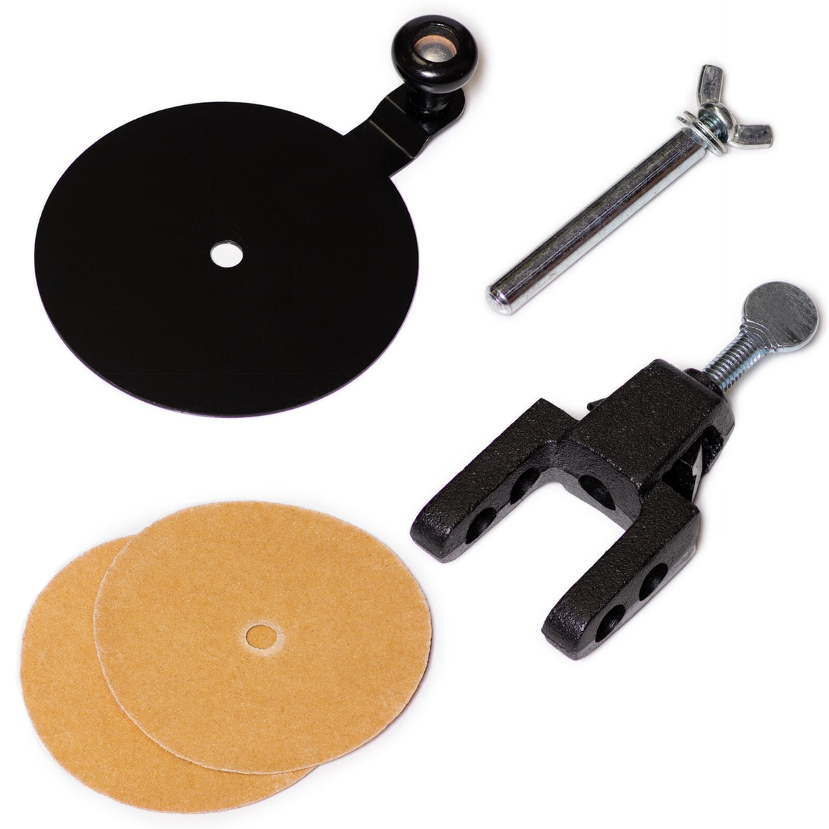 Pool Cue Top Sanding Tool with 2 Sandpaper Discs