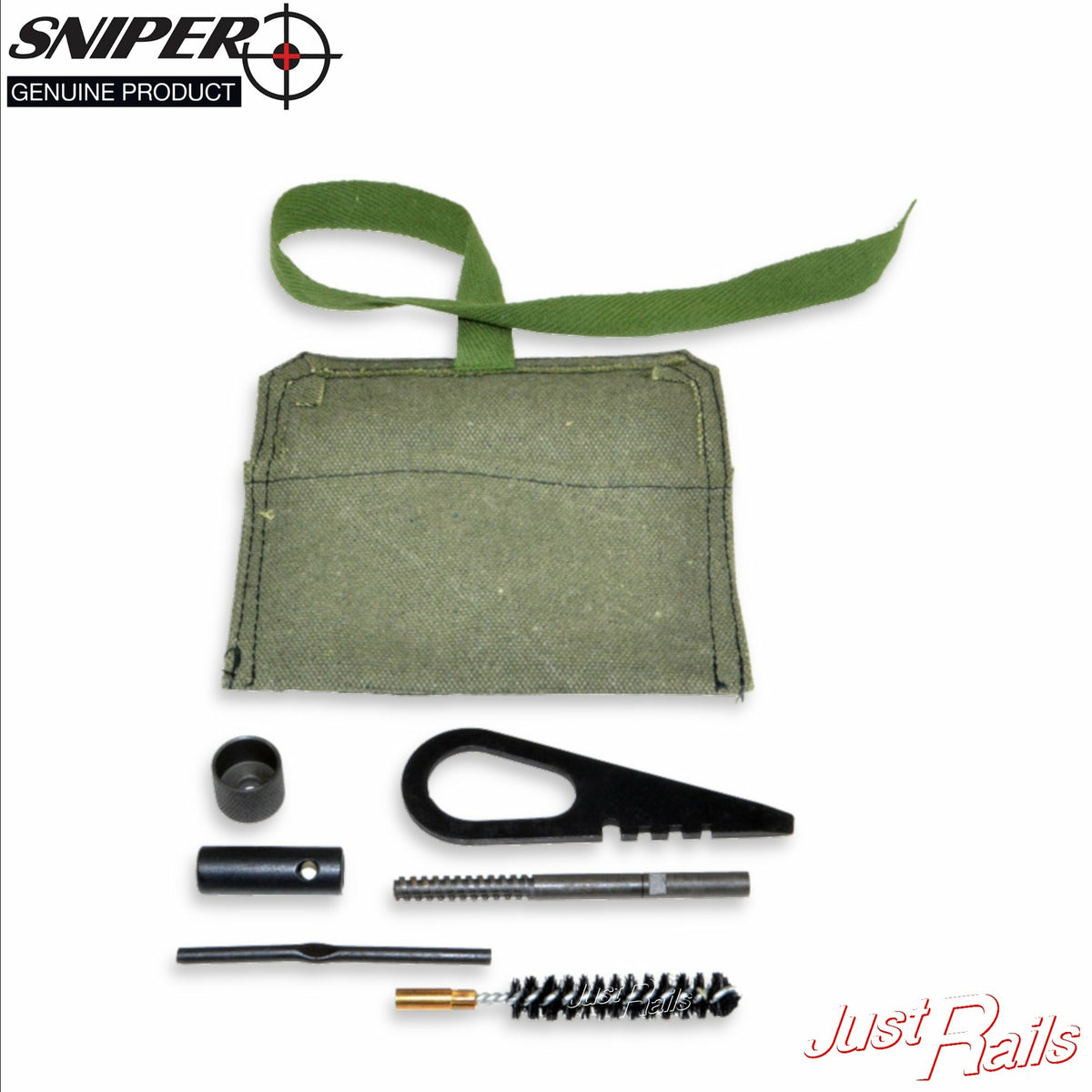 Gun Cleaning Kit for Mosin Nagant 91/30 & Compatible Rifles - Includes Rod, Brush, Tools