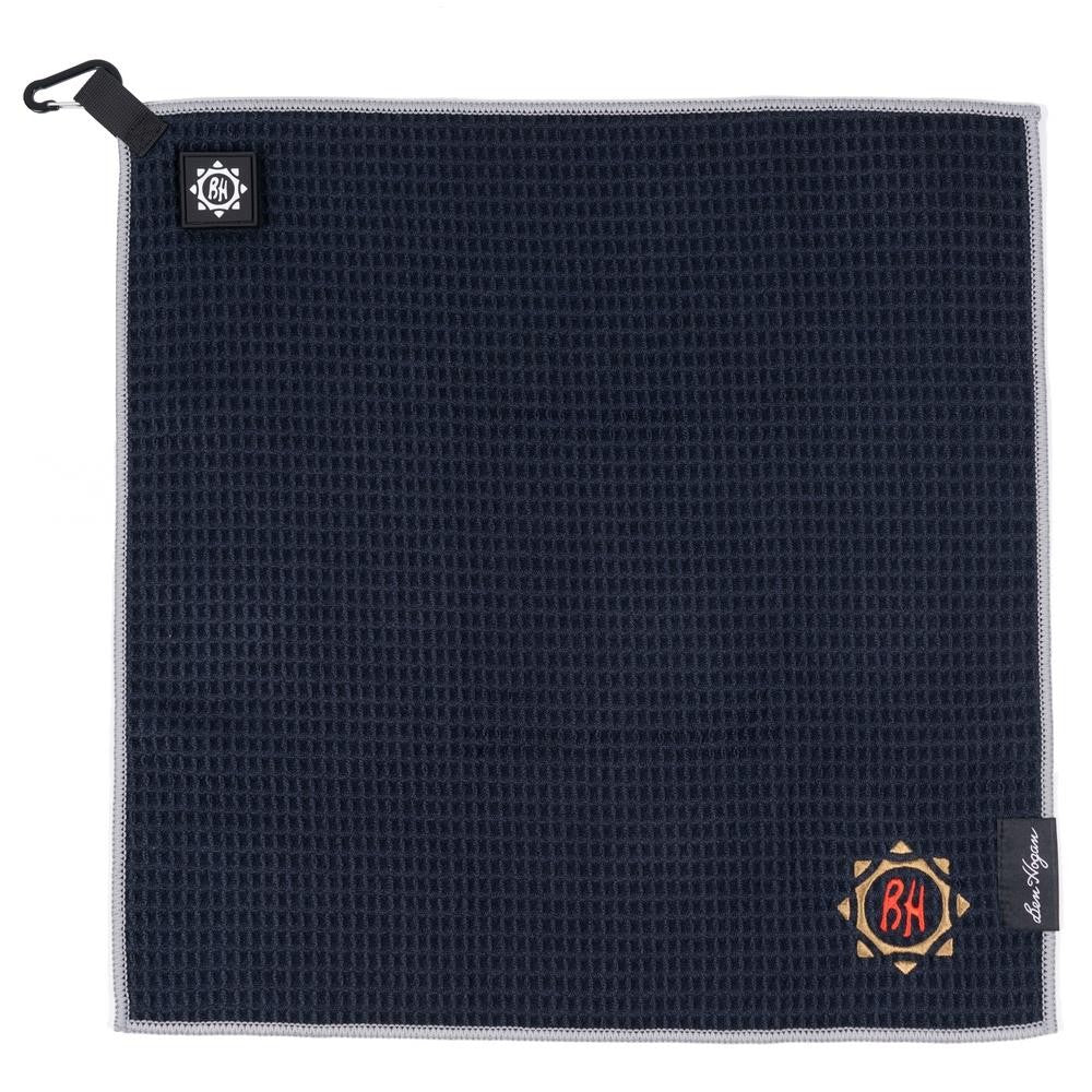 Magnetic Waffle Golf Towel - High-Absorbency Microfiber, Magnetic Tab, 18x18 inches
