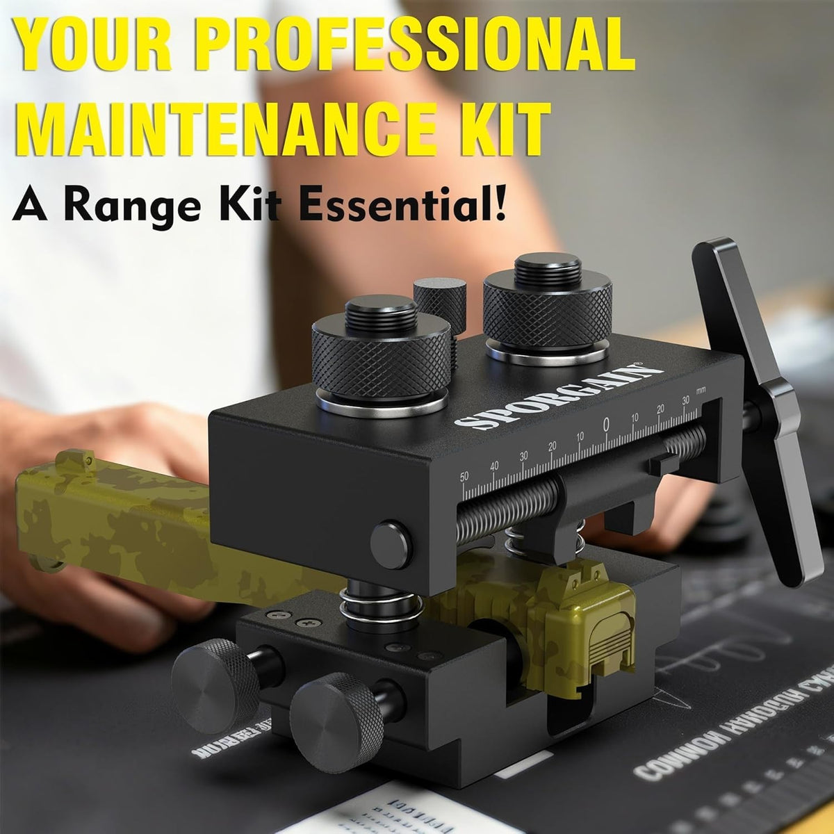 Heavy Duty Pistol Sight Pusher Tool for Rear Sight Removal - Compatible with