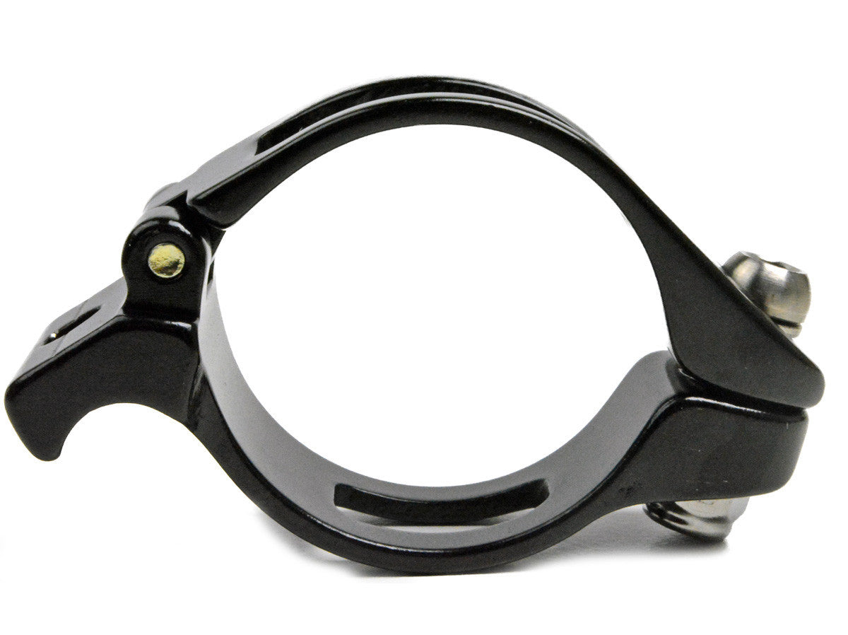 Cycling Front Derailleur Adapter Clamp - 34.9mm Black Lightweight