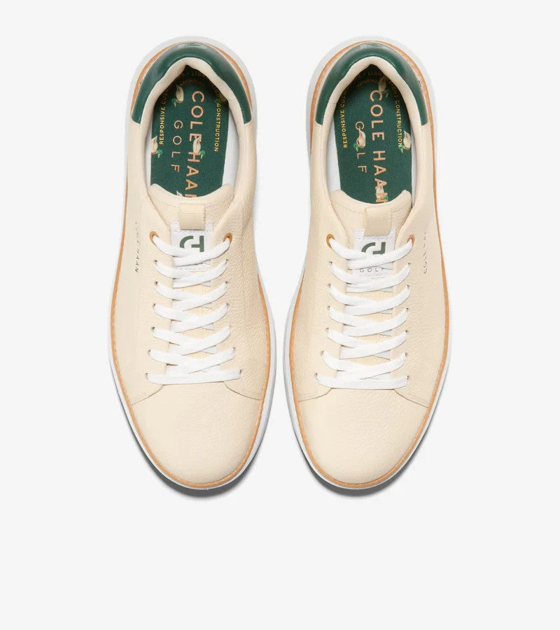 Men's Golf Shoes - Cole Haan GrandPrø Topspin, Size 11.5 M, Vanilla Green