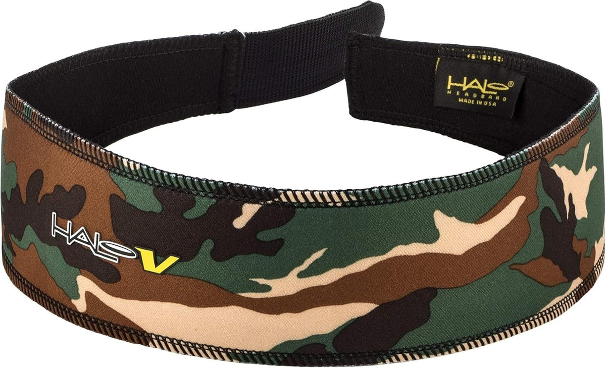 Adjustable Sweatband with Hook and Loop Closure - Made in USA