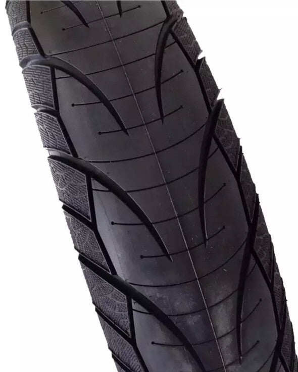 Fat Bike Tire 20x4.0 Thick Tubular Tire for E-Bike & Mountain Bike - Brown Wall