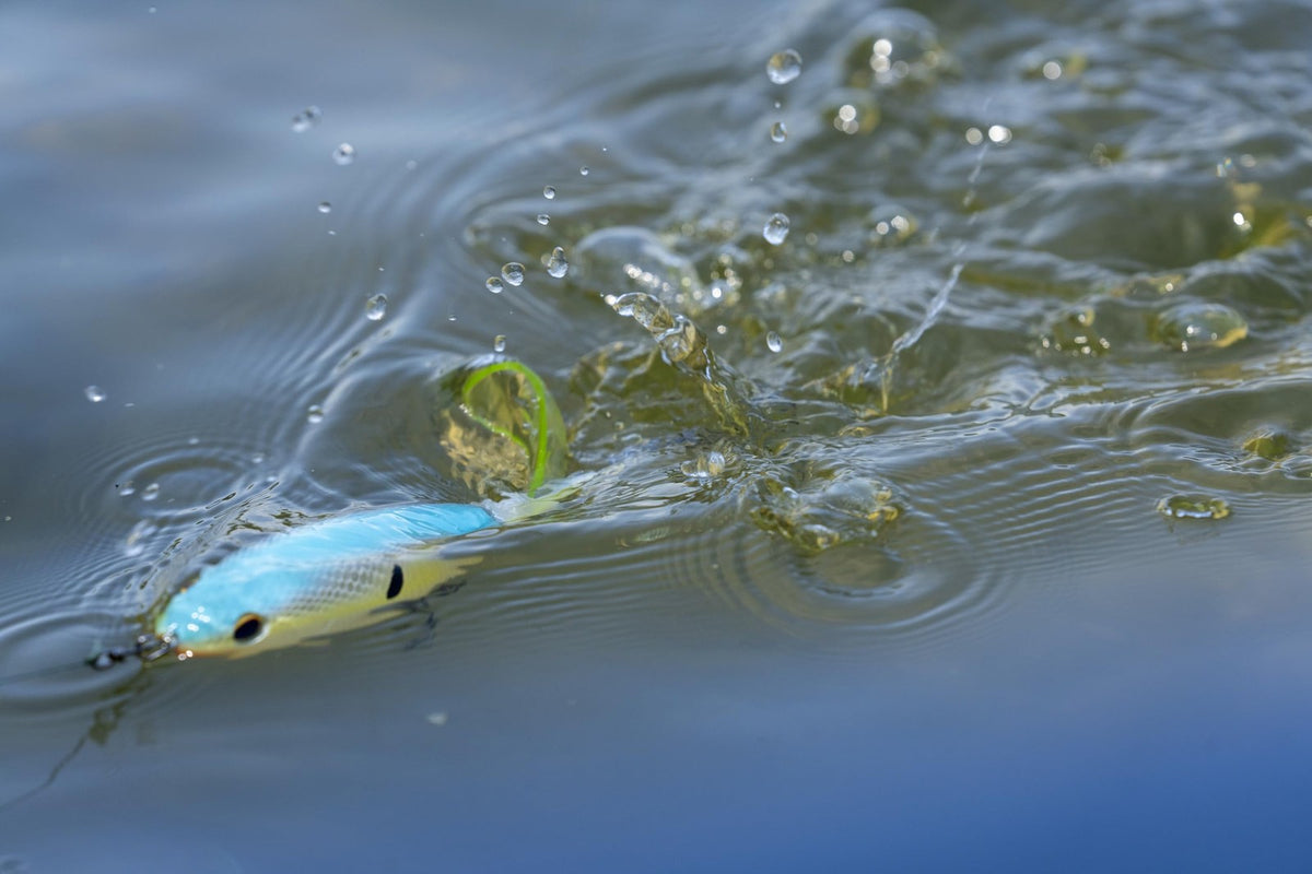 Fishing Topwater Lure with Propeller Tail & Fusion Hooks - 120mm