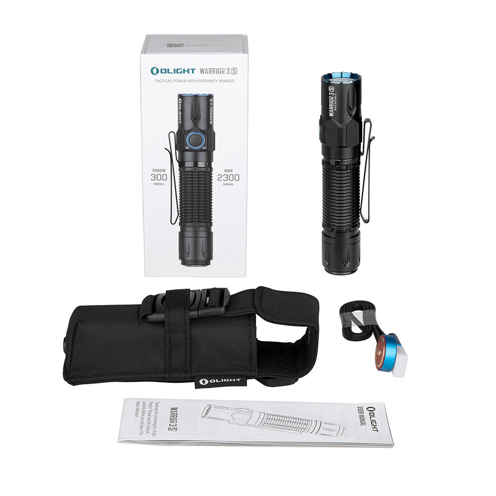 Waterproof Tactical Flashlight 2300 Lumens Dual Switch LED Handheld Torch