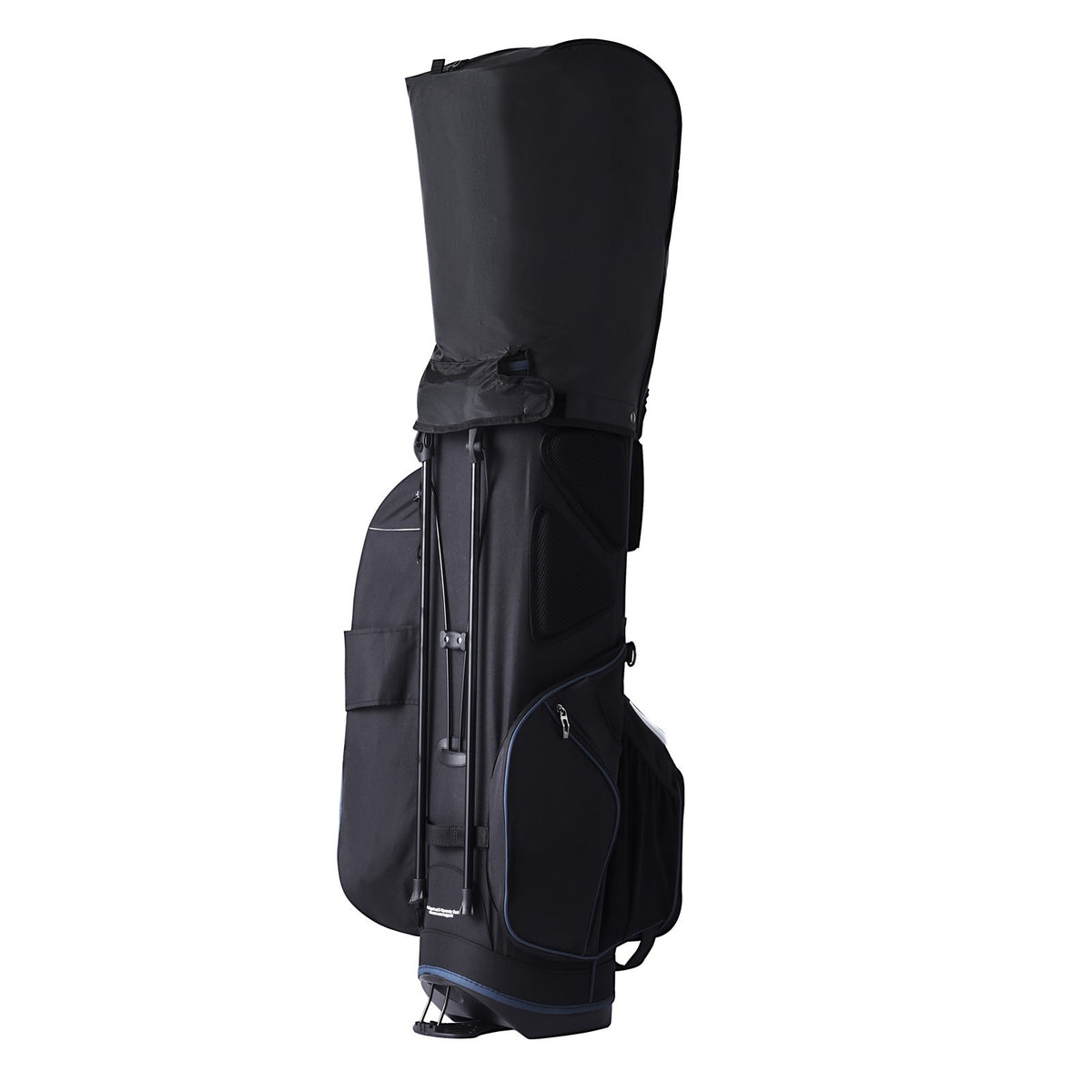Golf Cart Bag with 14-Way Organizer and Multiple Pockets - Waterproof, Black & White
