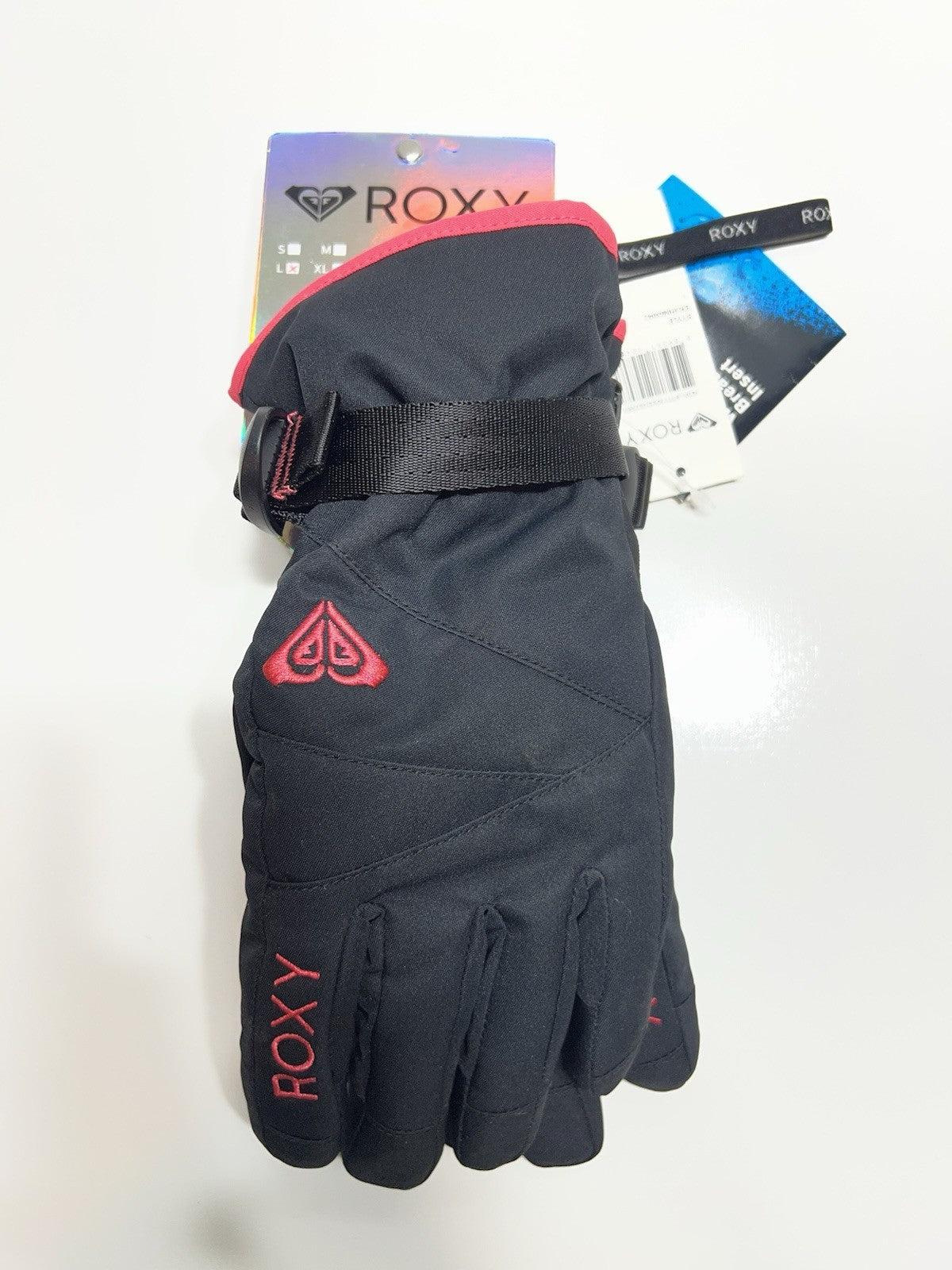 Women’s Roxy Snow Gloves Large Winter Ski Gloves for Women
