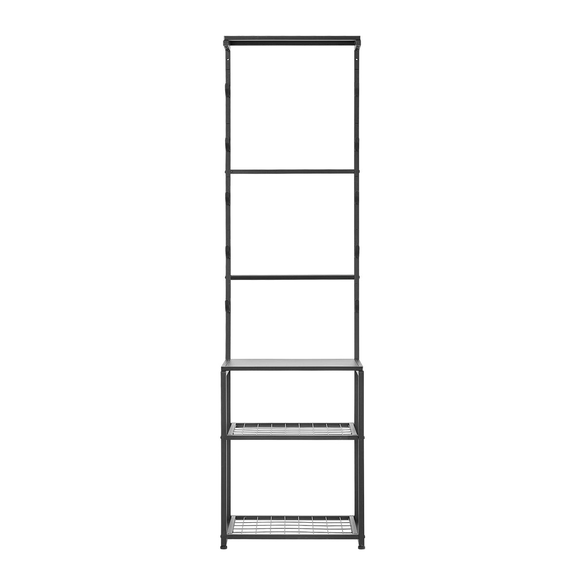 Freestanding and Wall-Mount Gun Rack for 5 Firearms and Tactical Gear