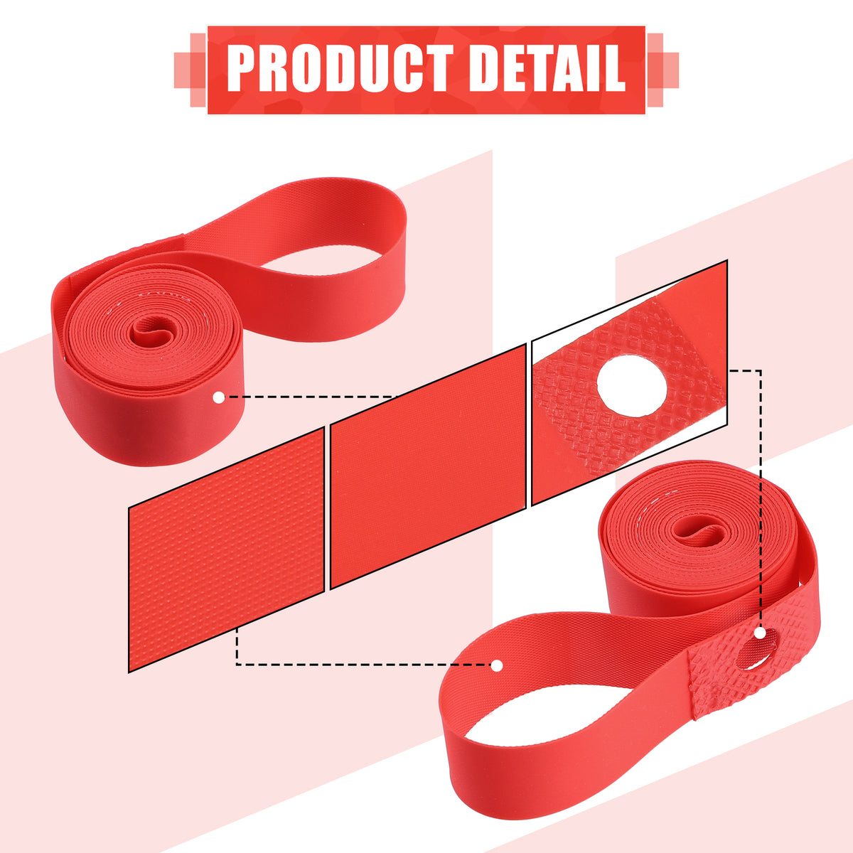 26 Inch Bike Rim Tape Set - Inner Tube Protection Band for Bicycle Wheels