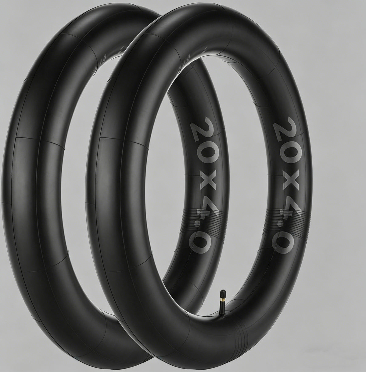 20x4 Bike Inner Tubes for Fat Tires with Schrader Valve - Pack of 2