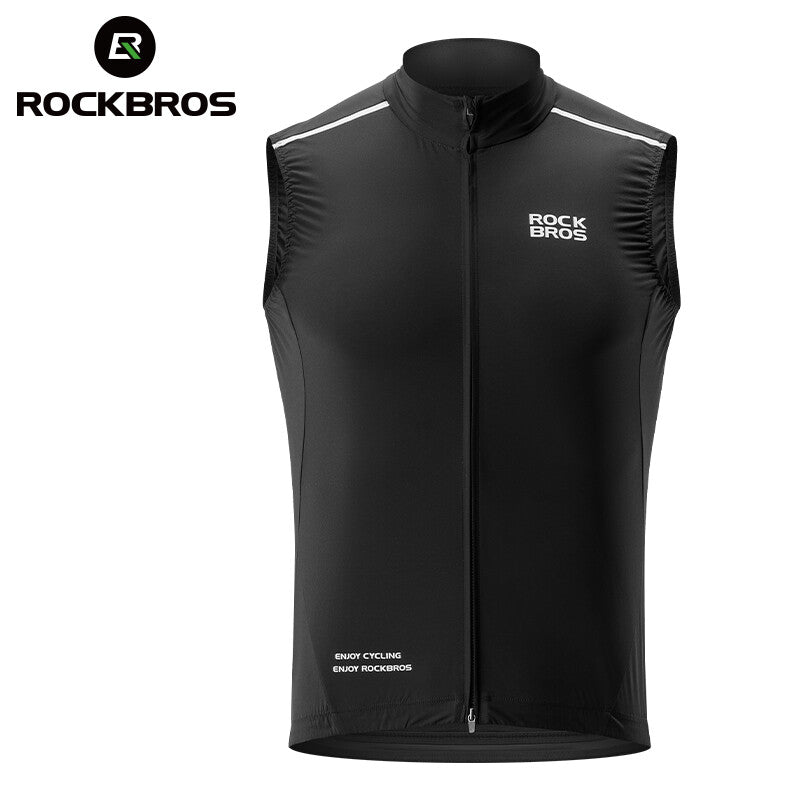 Lightweight Windproof Cycling Vest Unisex Breathable Reflective Outdoor Gear