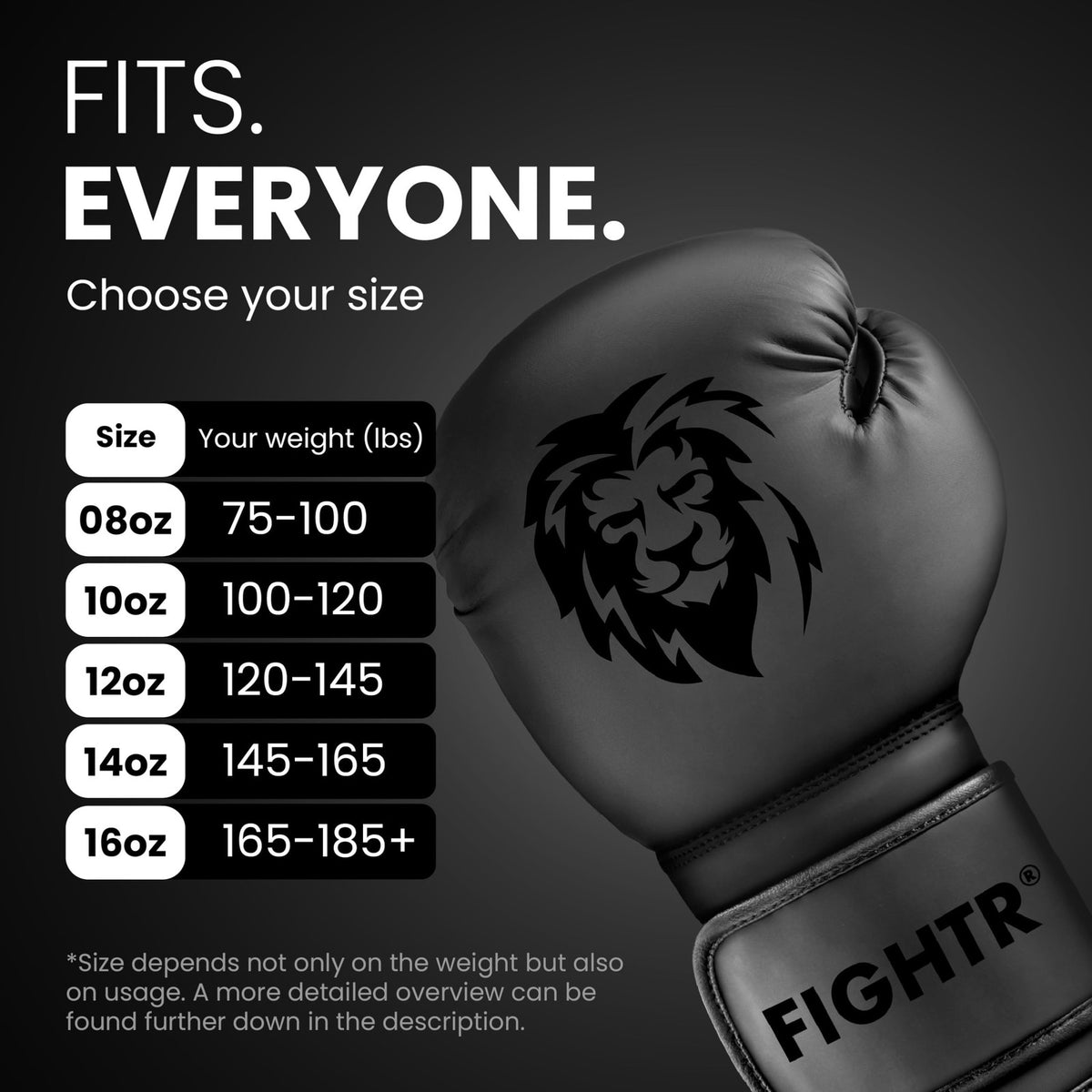 Boxing Gloves 16 oz for MMA Kickboxing & Training - Maximum Support & Ventilation