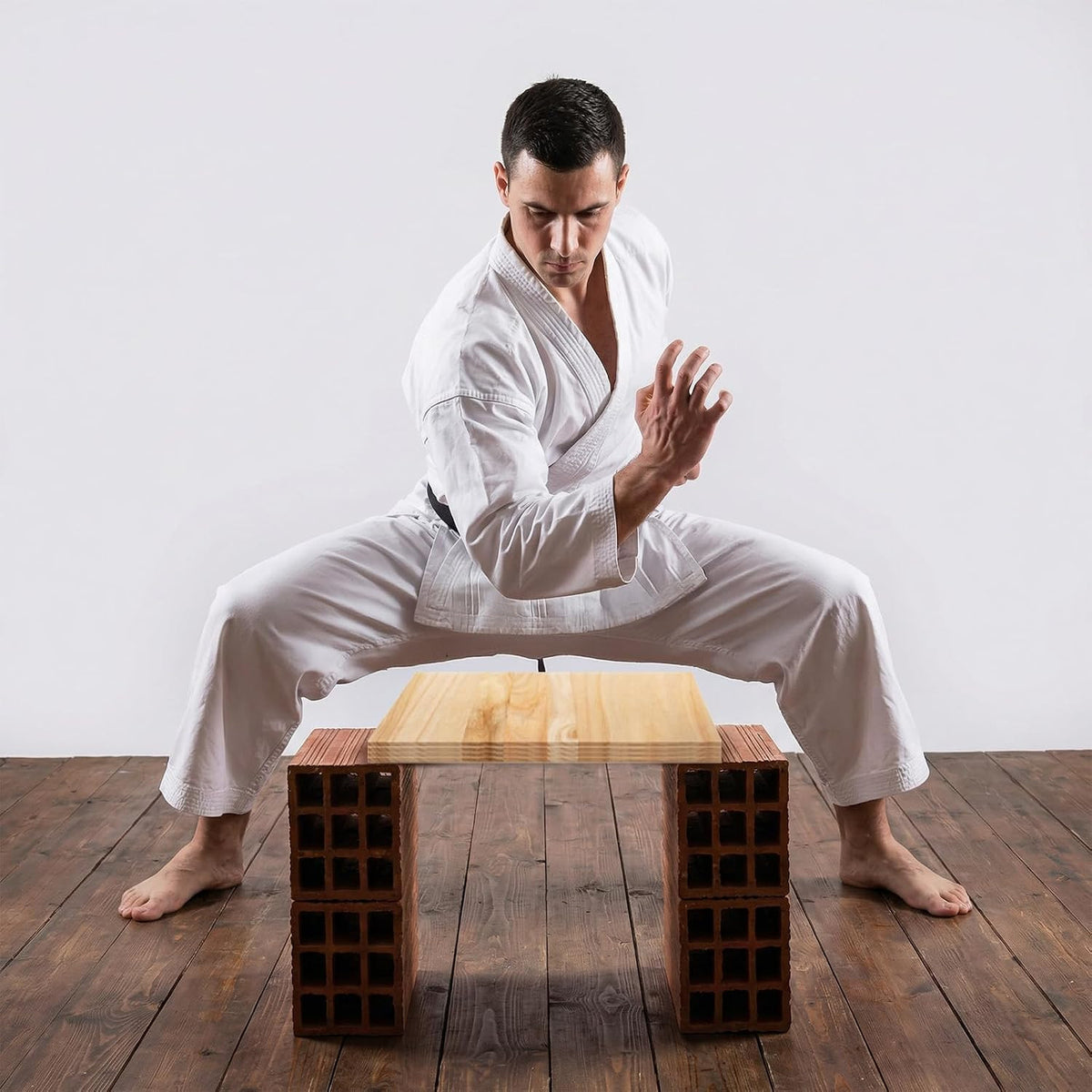 15 Pcs Karate Breaking Boards - Wooden Martial Arts Training Boards