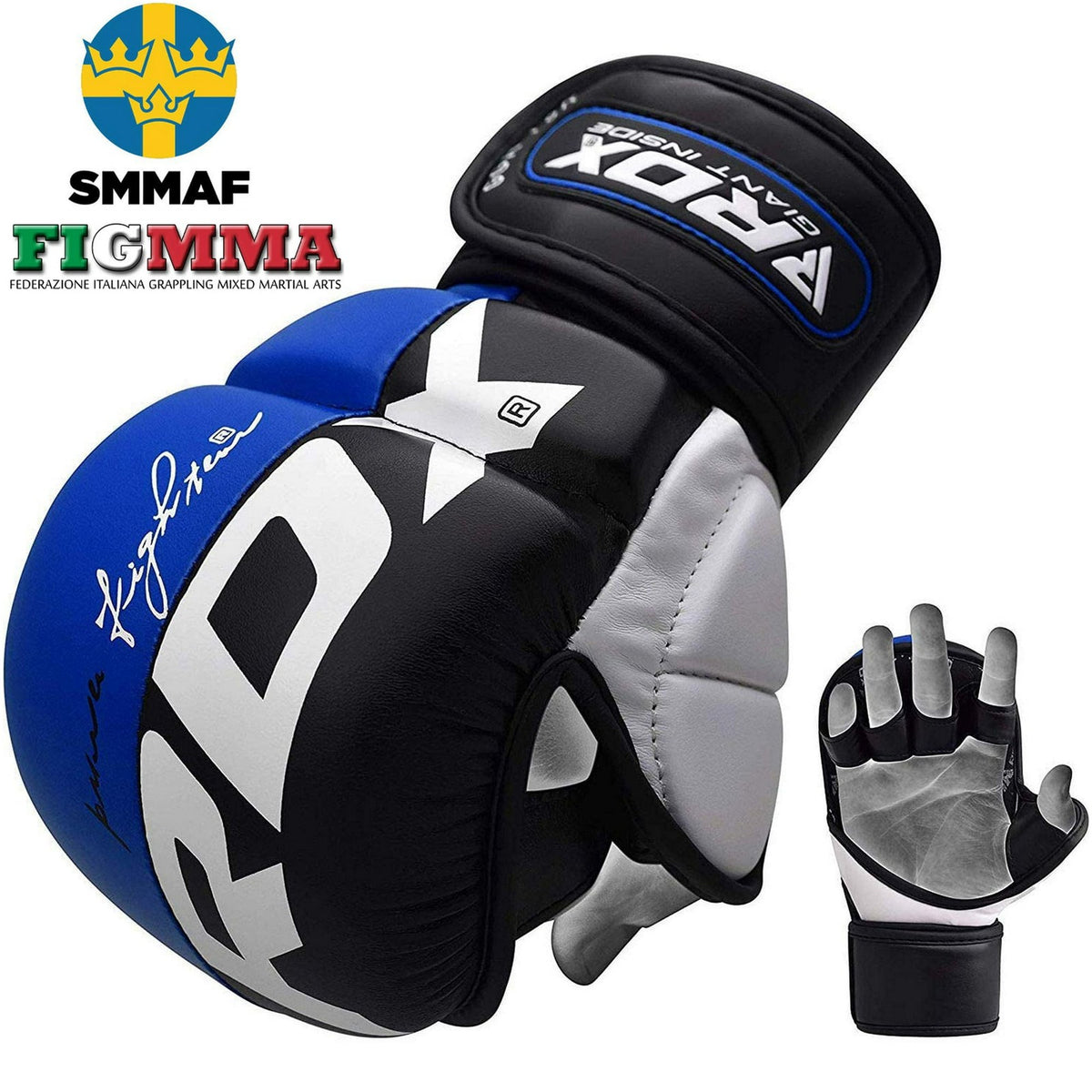 MMA Grappling Gloves for Martial Arts & Sparring Training, Shock Absorbent
