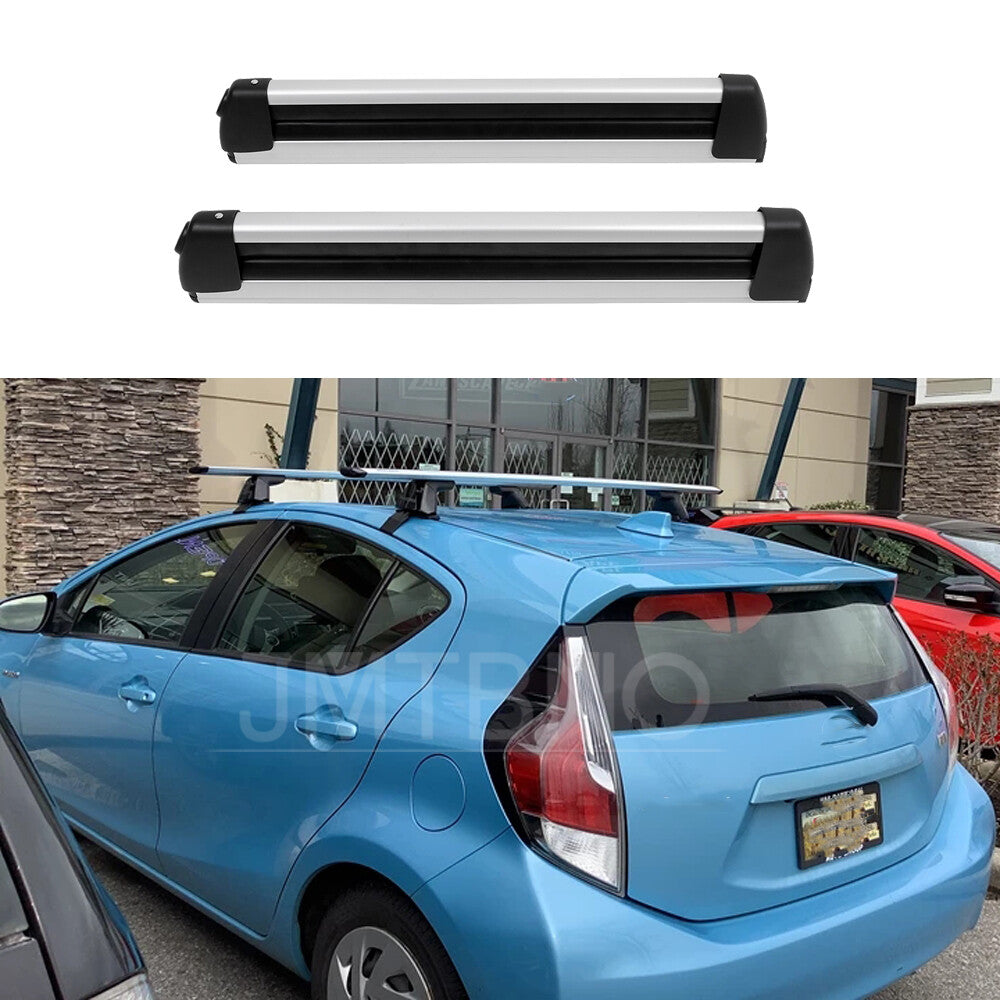 Aluminum Roof Rack Cross Bars for Toyota Prius Ski Snowboard Carrier Lockable