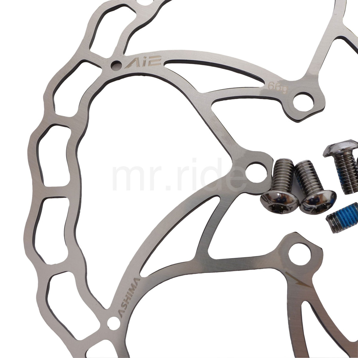 Lightweight 73g 160mm Bike Disc Brake Rotor - Stainless Steel, ASHIMA Ai2