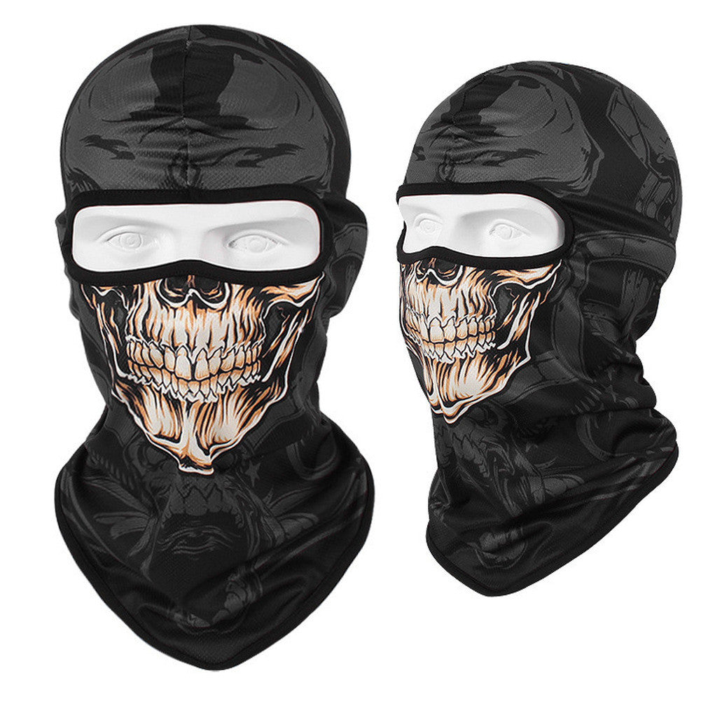 3D Ghosts Skull Balaclava Cycling Motorcycle Face Mask Halloween Cosplay