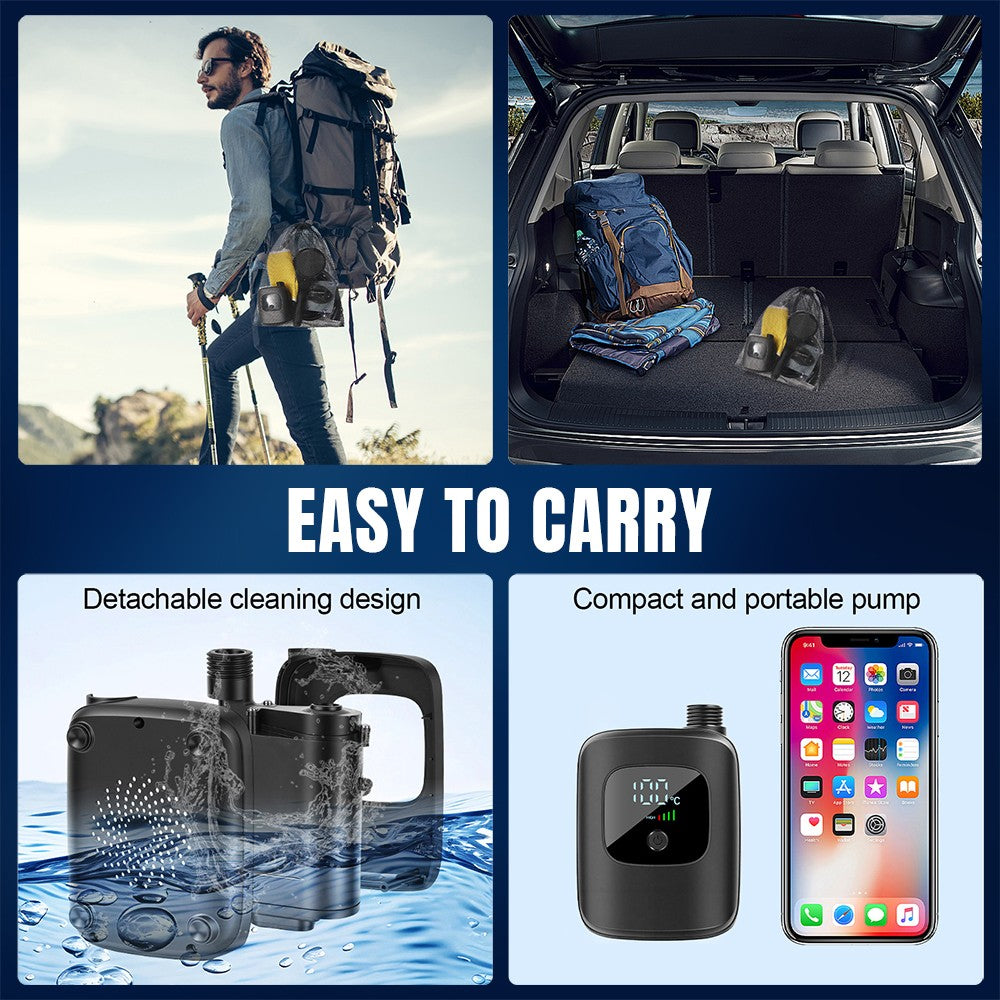 Portable Camping Shower Pump Kit for Outdoor Travel and Hiking