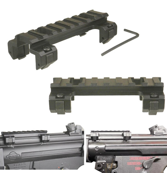 Claw Mount for Dot Sight and Scope - Aluminum Black GSG-MP 5