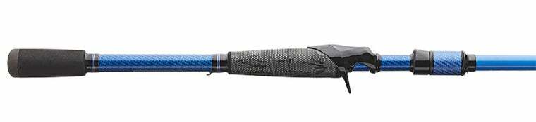 Medium Fast Casting Fishing Rod 6'10" for Bass, Responsive Carbon Blank