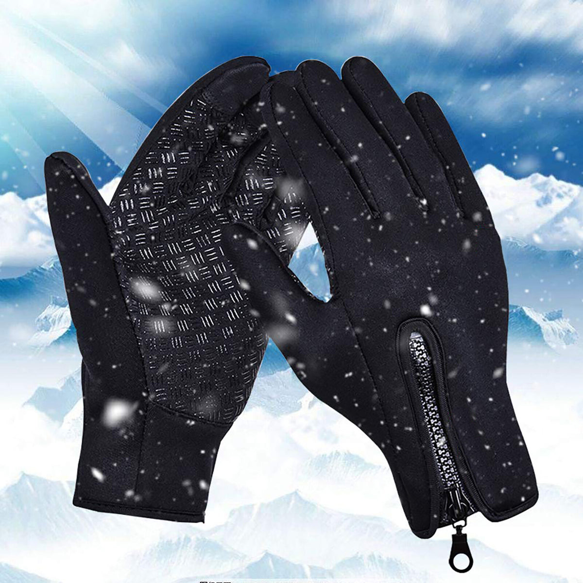 Winter Waterproof Touch Screen Gloves for Outdoor Sports - Thermal Windproof Mittens