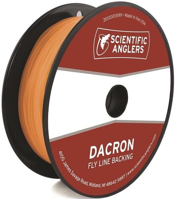 Fly Line Backing 20lb 100 Yards Dacron Orange for Fly Fishing