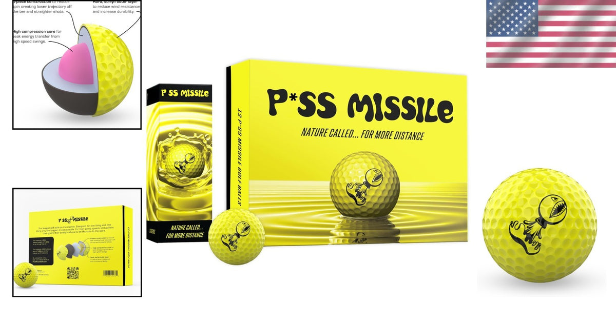 Golf Balls - 4-Piece High-Performance Distance Balls for All Skill Levels
