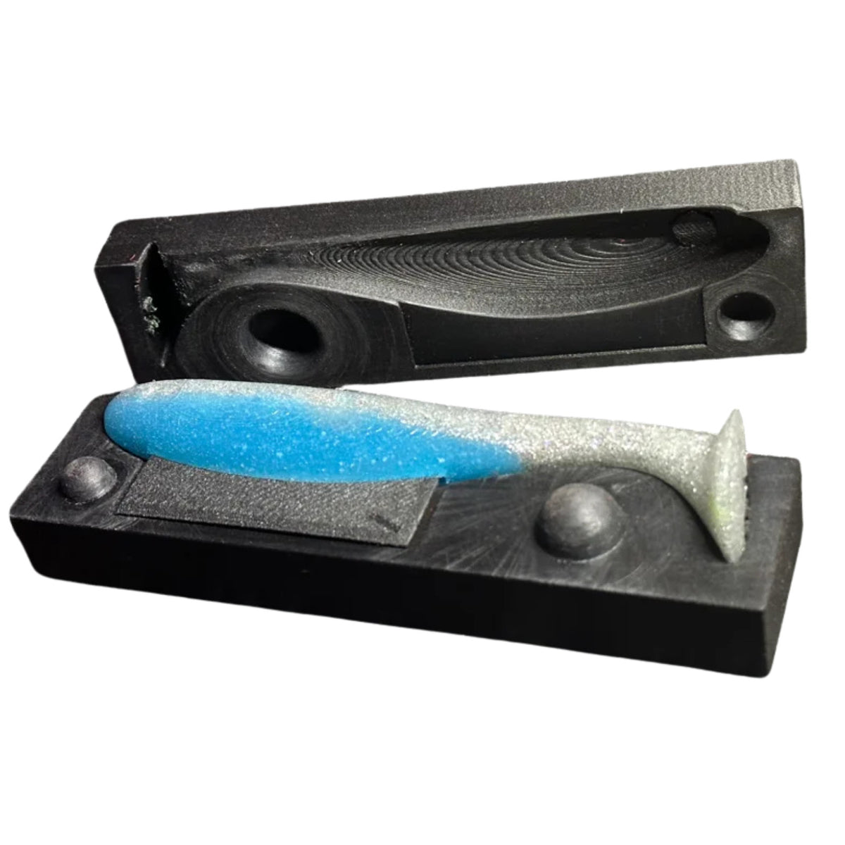 DIY Soft Plastic Swimbait Mold for Custom Fishing Lures – Multiple Sizes