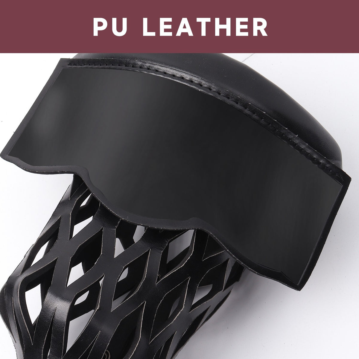 6-Pack PU Leather Billiard Table Pockets Replacement Set