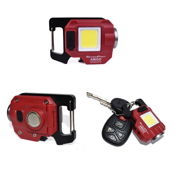 Rechargeable LED Keychain Light 700 Lumens Portable Torch with Magnet