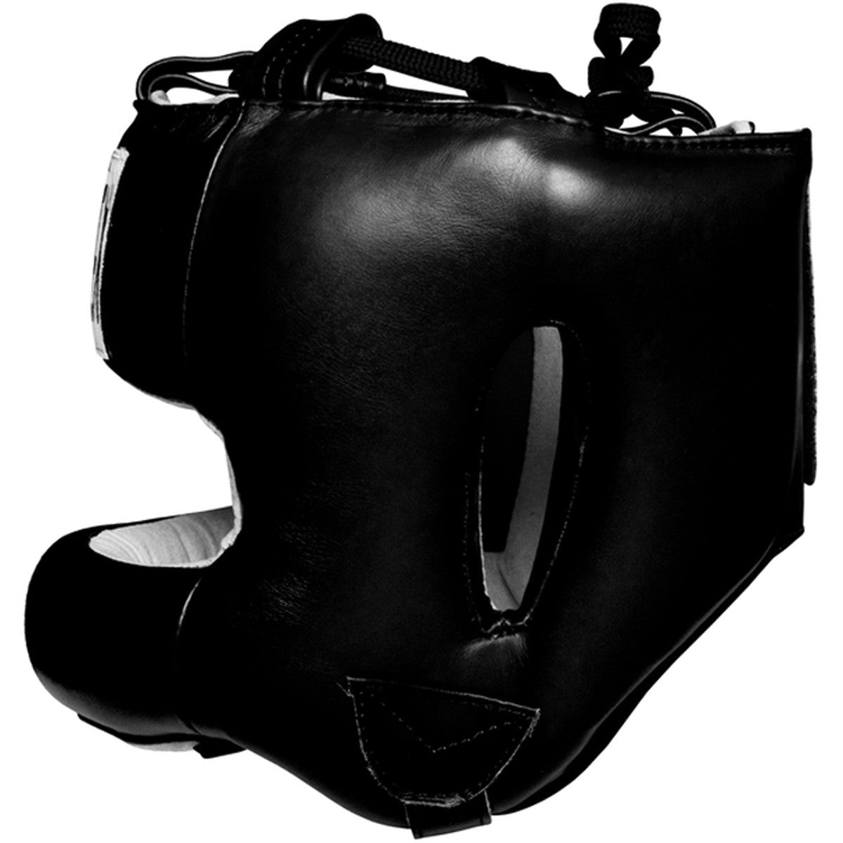 Boxing Headgear Facesaver Pro Mexico Head Guard Black with Face Protection