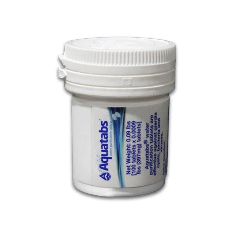 Water Purification Tablets 397mg - 100 Pack for Safe Drinking Water