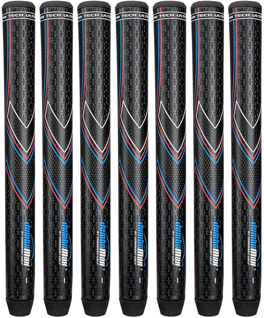 Oversized Golf Grip Set - No Taper Ultralite X-Large +3/8" - 7 Pack