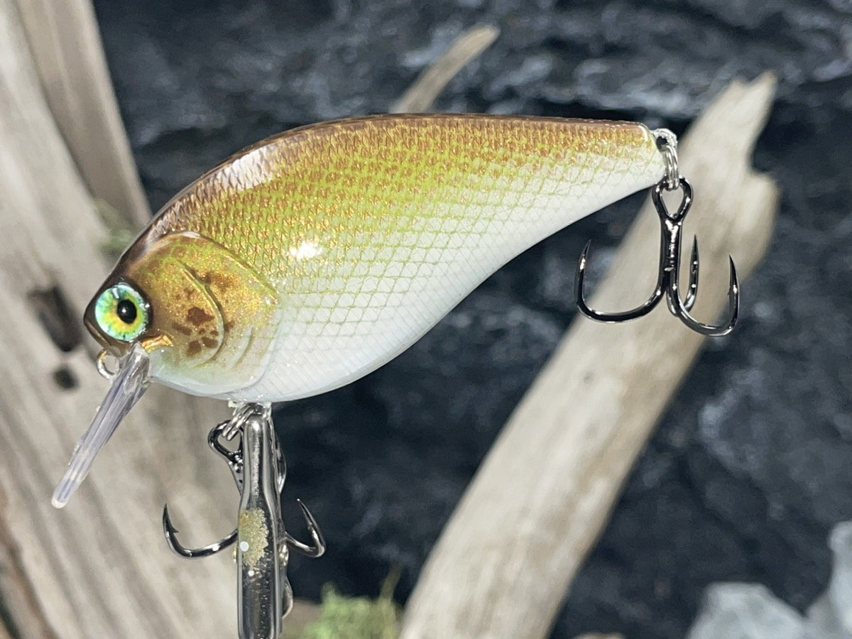 3.15 Inch Square Bill Crankbait - Custom Copper Color Fishing Lure