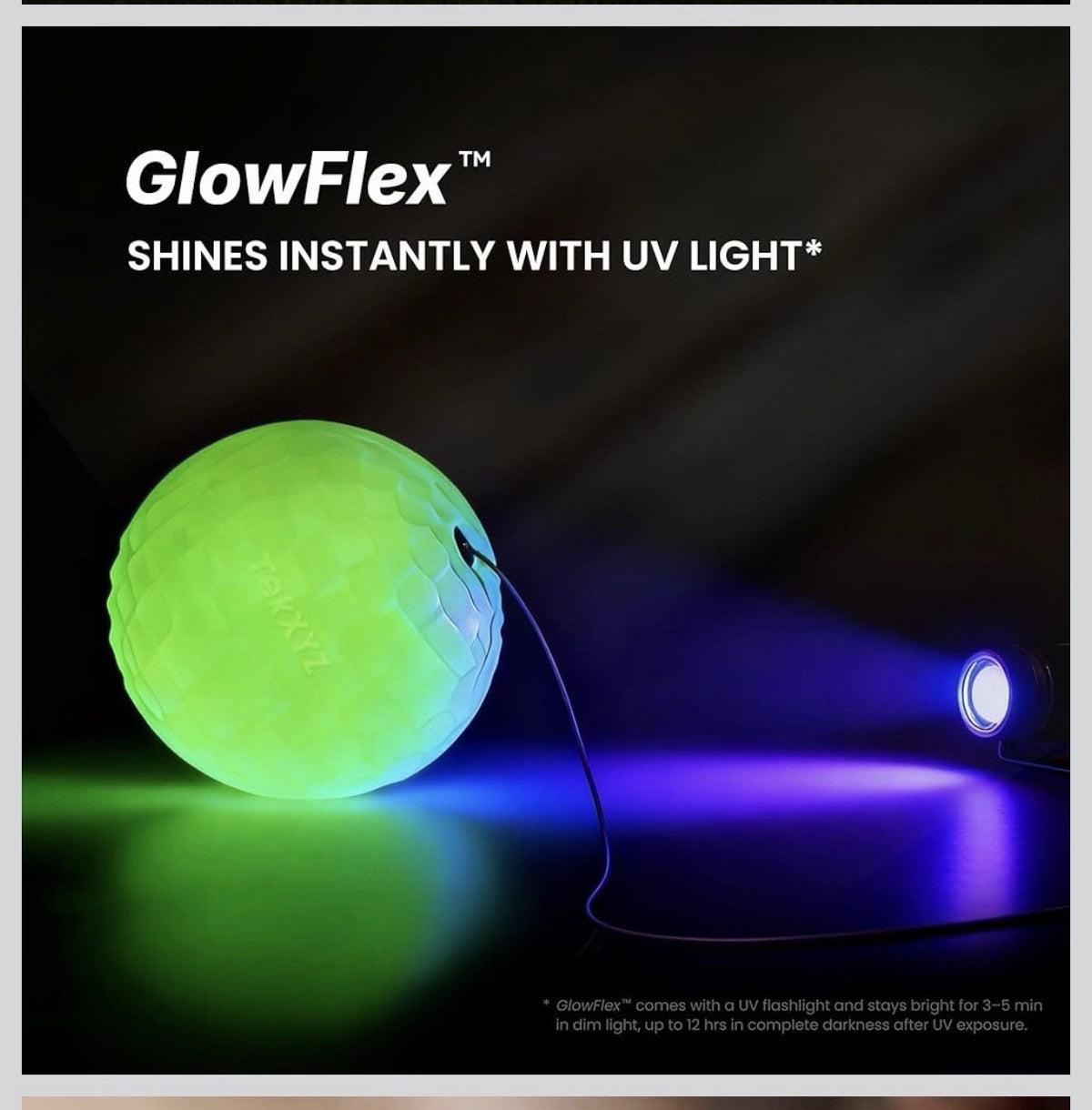 Glow-in-The-Dark Reflex Ball with Counter App Neon Yellow Fitness Toy