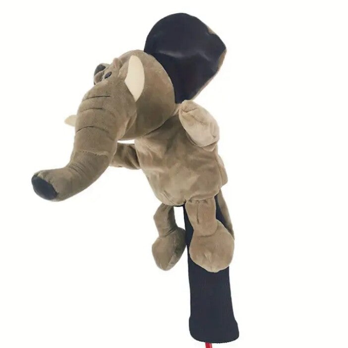 Golf Club Head Cover Soft Animal Plush Driver Sleeve - Multiple Models