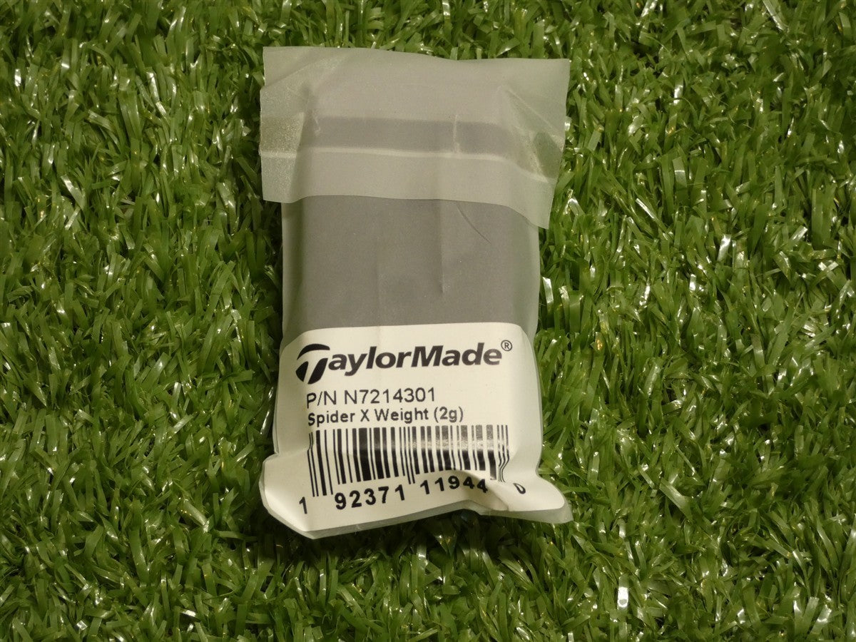 TaylorMade Spider X 2g Weight Kit - Golf Club Weight Weights Black